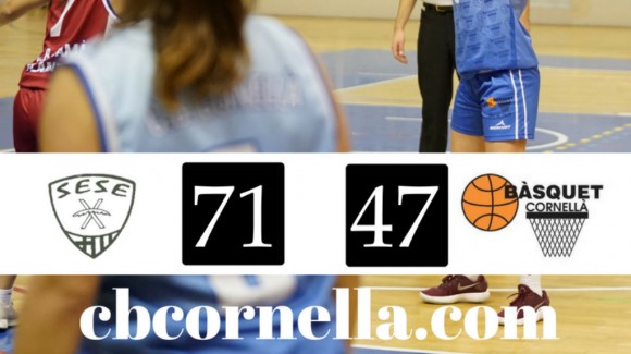 DERROTA AMARGA DEL SÈNIOR FEMENÍ A LA PISTA DEL SESE (71-47) DERROTA AMARGA DEL SÈNIOR FEMENÍ A LA PISTA DEL SESE (71-47)