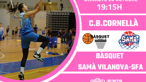 CB CORNELLÀ – CB SAMÀ | LA PRÈVIA AMB LA CRISTINA GARCIA