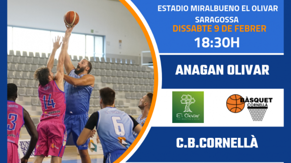 ANAGAN OLIVAR- CB CORNELLÀ | A SARAGOSSA EN BUSCA DE LA SISENA