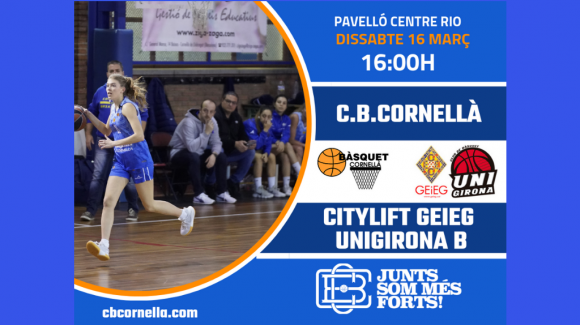 CB CORNELLÀ – GEIEG UNI GIRONA | LA PRÈVIA AMB ARIADNA ARAGÓN