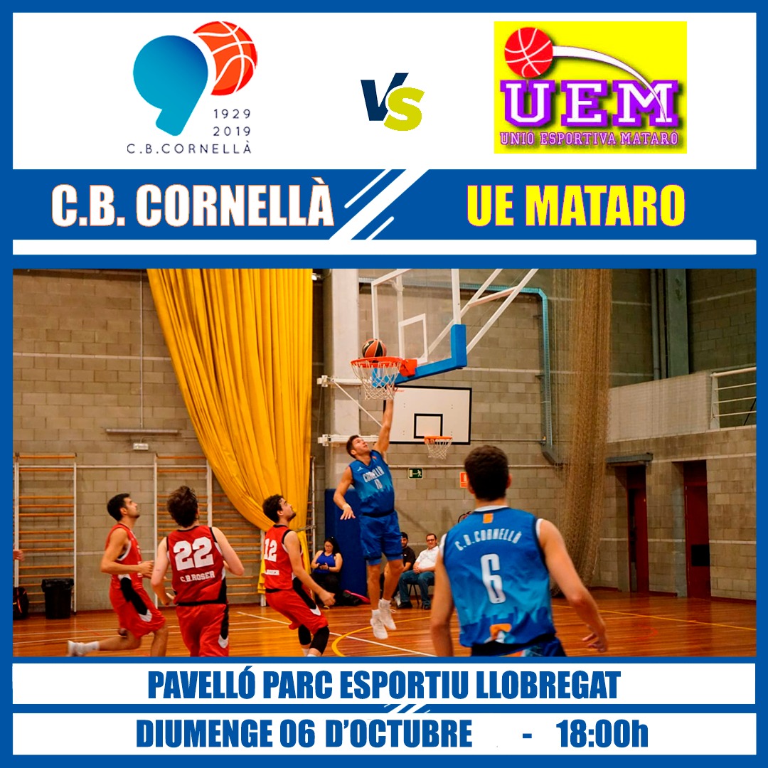 liga eba - cb cornella - ue mataro